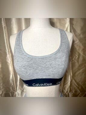 | Calvin Klein I Women's Icon Cotton Unlined
Racerback Bralette